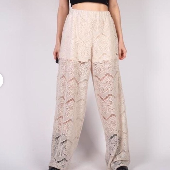 Boho Crochet Beach Pants | Kiera - Picture 3 of 9